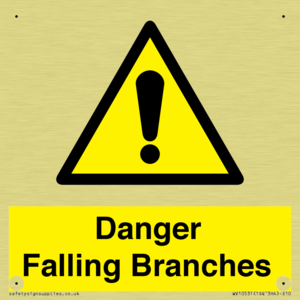 Danger Falling Branches
